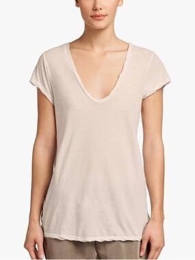 James Perse High Gauge Deep V Tee size 2